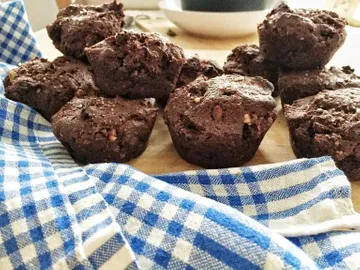 Čoládové muffiny s andskou soľou