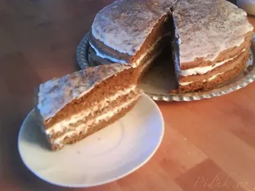 Narozeninový koláč bez mouky